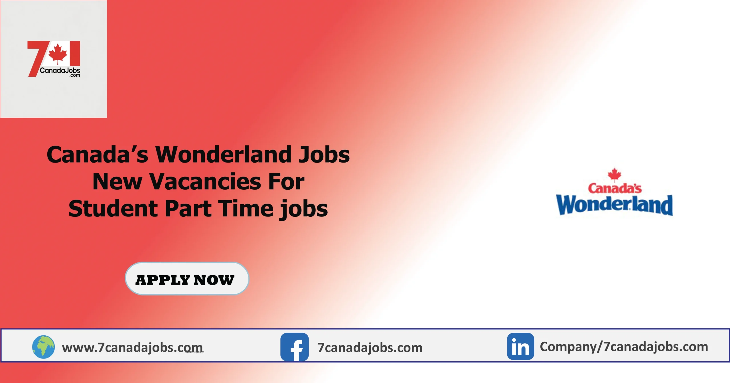 Canada’s Wonderland Jobs